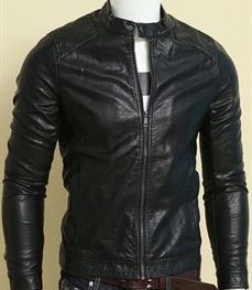 市场上装-皮衣-时尚男装皮衣