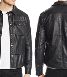 市场上装-皮衣-时尚男装皮衣