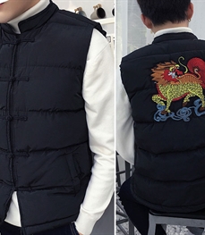 市场上装-马夹-时尚男装马甲