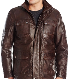 市场上装-皮衣-时尚商务皮衣