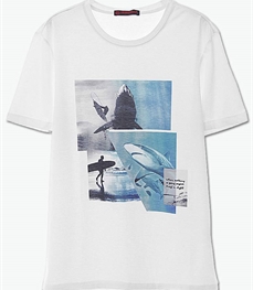 市场上装-T恤-休闲男装t恤