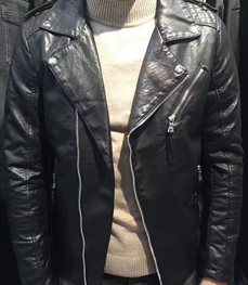 市场上装-皮衣-时尚男装皮衣
