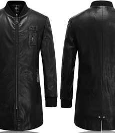 市场上装-皮衣-时尚男装皮衣