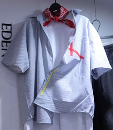 市场上装-衬衫-（实拍）时尚男装衬衫