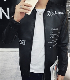 市场上装-皮衣-休闲男装皮衣