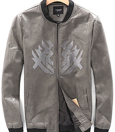 市场上装-皮衣-休闲男装皮衣