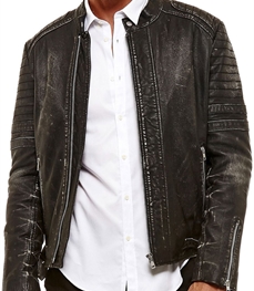 市场上装-皮衣-时尚男装皮衣