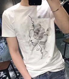 市场上装-T恤-时尚男装t恤