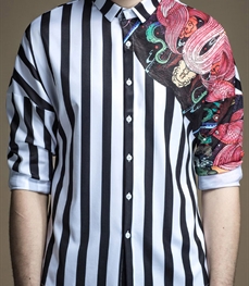 市场上装-衬衫-时尚男装衬衫