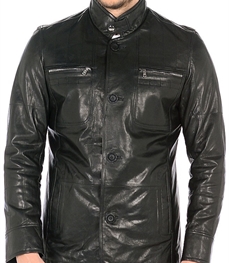 市场上装-皮衣-时尚商务皮衣