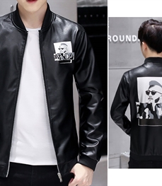 市场上装-皮衣-休闲男装皮衣
