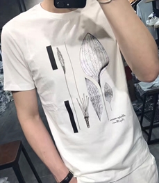 市场上装-T恤-时尚男装t恤