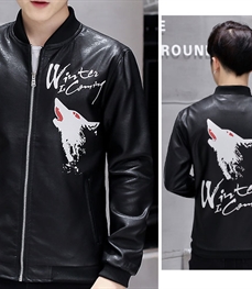 市场上装-皮衣-休闲男装皮衣