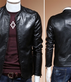 市场上装-皮衣-时尚男装皮衣