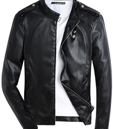 市场上装-皮衣-时尚男装皮衣