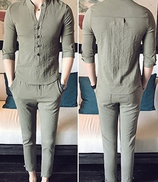 市场上装-套装-休闲男装套装
