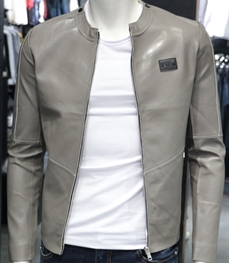 市场上装-皮衣-休闲男装皮衣