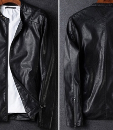 市场上装-皮衣-时尚男装皮衣