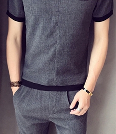 市场上装-套装-休闲男装套装