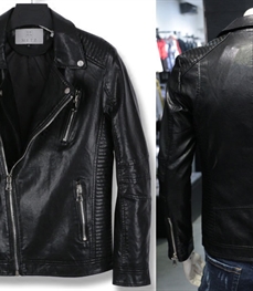 市场上装-皮衣-休闲男装皮衣