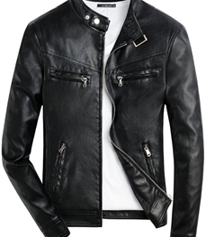 市场上装-皮衣-时尚男装皮衣