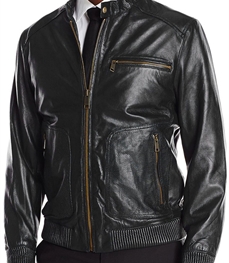 市场上装-皮衣-时尚商务皮衣