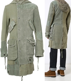 市场上装-中长外套-休闲男装中长外套