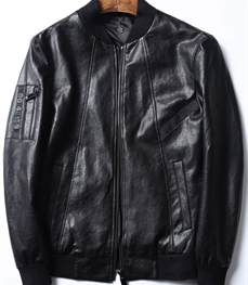 市场上装-皮衣-休闲男装皮衣