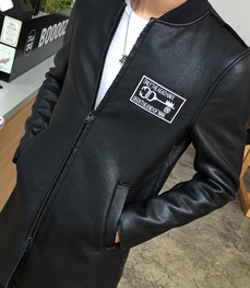 市场上装-皮衣-休闲男装皮衣