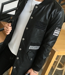 市场上装-皮衣-休闲男装皮衣