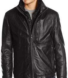 市场上装-皮衣-时尚男装皮衣