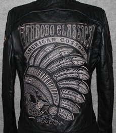 市场上装-皮衣-时尚男装皮衣