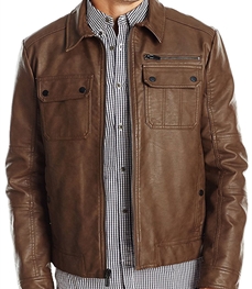 市场上装-皮衣-时尚男装皮衣