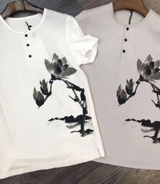 市场上装-T恤-时尚男装t恤