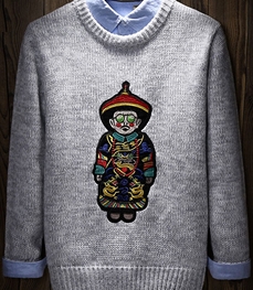 市场上装-毛衫-时尚男装毛衫