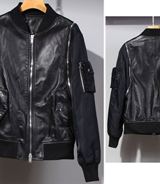 市场上装-皮衣-时尚男装皮衣