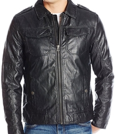 市场上装-皮衣-时尚商务皮衣