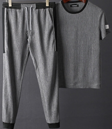 市场上装-套装-休闲男装套装