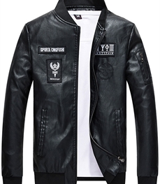 市场上装-皮衣-休闲男装皮衣