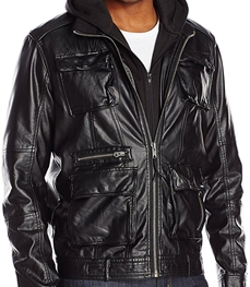 市场上装-皮衣-时尚男装皮衣