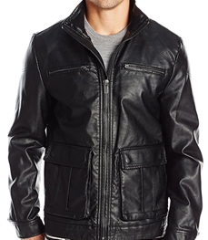 市场上装-皮衣-时尚男装皮衣