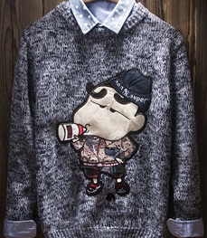 市场上装-毛衫-时尚男装毛衫