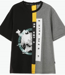 市场上装-T恤-休闲男装t恤