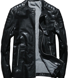 市场上装-皮衣-时尚男装皮衣