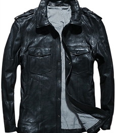 市场上装-皮衣-时尚男装皮衣