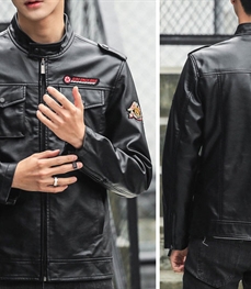 市场上装-皮衣-休闲男装皮衣