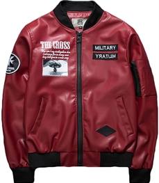 市场上装-皮衣-休闲男装皮衣