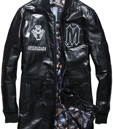 市场上装-皮衣-时尚男装皮衣