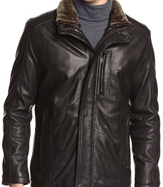 市场上装-皮衣-时尚商务皮衣