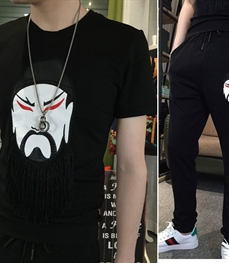 市场上装-套装-休闲男装套装